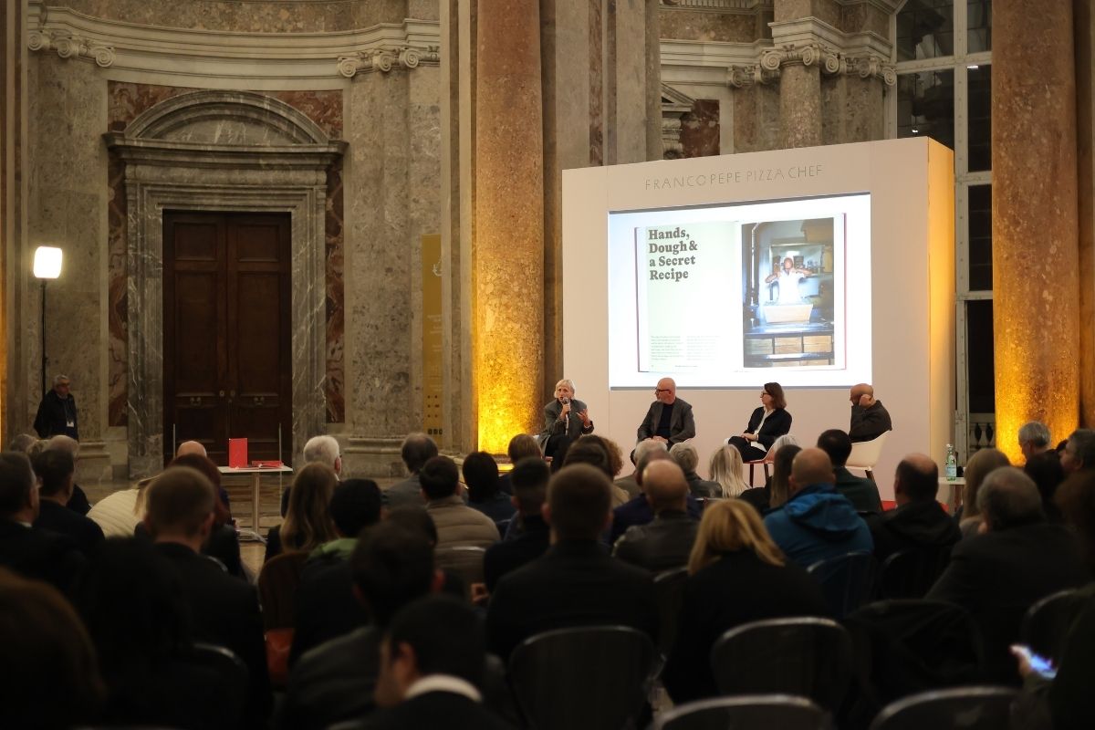 Dettaglio dell’allestimento realizzato da Work in Progress per la presentazione di Pizza Chef