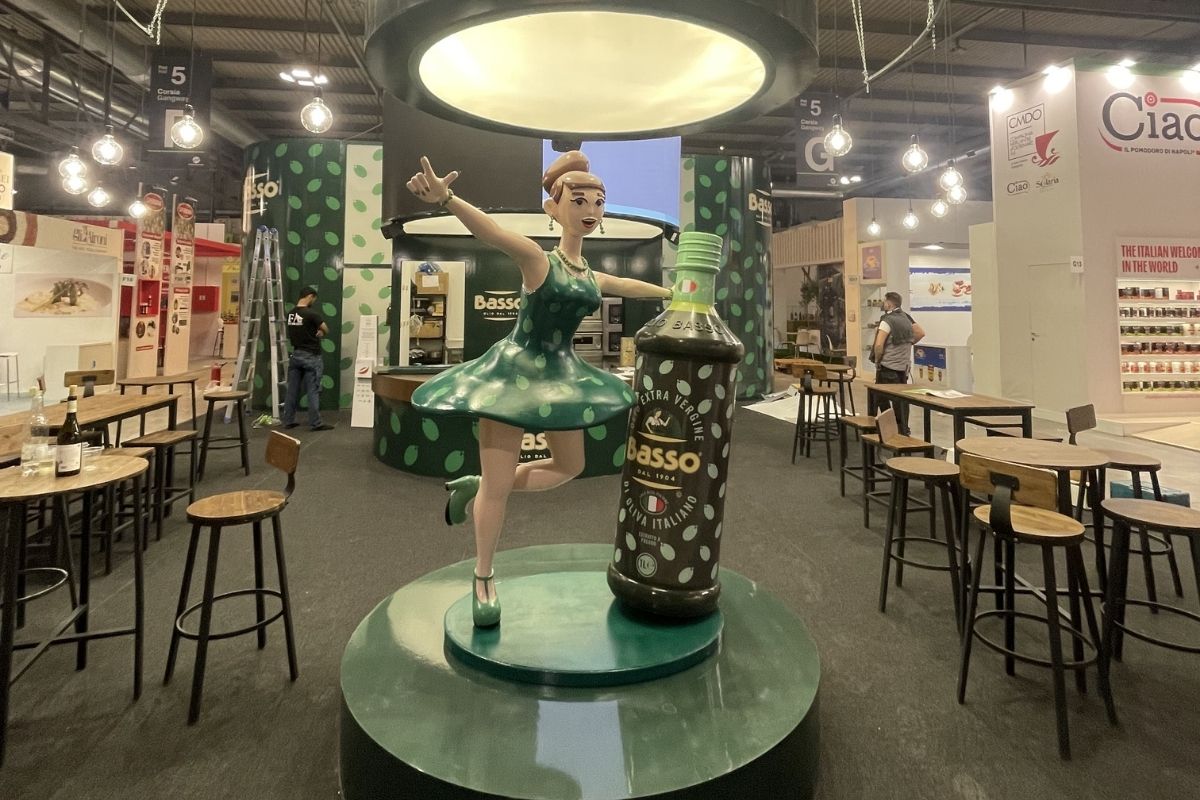 Dettaglio degli allestimenti Work in Progress al TUTTOFOOD Milano